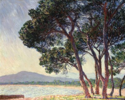 La playa de Juan-les-Pins de Claude Monet